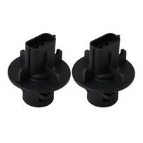 2pcs Bulb Holder 3 Pin 2 Pole XBP100190 For Land Rover For Defender 90 110 FreeFor Lander 1 P38 Replacement Part China Mainland black