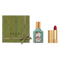 Gucci Gucci Flora Gorgeous Jasmine EDP With Rouge À Lèvres Mat Perfume 30ml+Velvet Lipstick #25