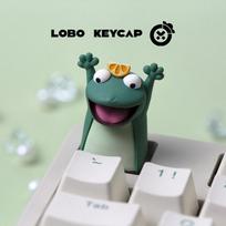 Lobo Keycap 3d Anime Lizard Resin Replaceable Esc Animated Film Keycap Custom Personalized For Mechanical Keyboard Decoration black