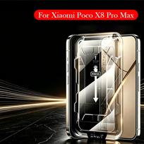 2PC Tempered Glass For Xiaomi Poco X8 Pro Max Dust-free Installation Film Screen Protector for XIAOMI POCO X8 PRO MAX For Poco X8 Pro Max&2PC