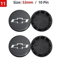 53mm 58mm 59mm 64mm Automobilio rato centrinio dangtelio lipdukas Chevrolet Colorado Cruze Spark Captiva Malibu Trax Aveo Camaro gray