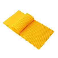 Daugiaspalvis silikoninis koriaus formelis ir bičių vaško lakštų presas bitininkystės „pasidaryk pats“ reikmėms. Yellow 43.5 x 22.5 cm orange