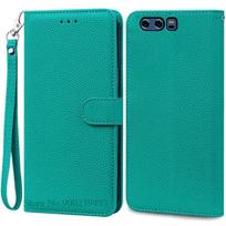 Dėl Huawei P10 dėklo Huawei P10 Plus dėklo Piniginė Odinis atverčiamas dangtelis Dėl Huawei P10 Plus telefono dėklo Knygos tipo dangteliai Coque Funda For Huawei P10 blue