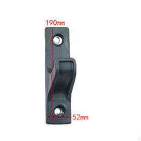 2 Pieces Squat Rack Barbell Hooks Preserving Lining Holder Heavy Duty Steel gray
