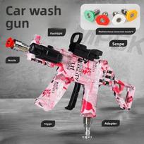 MP5K Mini Aukšto Slėgio Vandens Pistoletas Nešiojamas Automobilių Plovimo Purkštukas Lauko Sodo Laistytuvas Augalų Laistymo Valymo Purkštuvas white