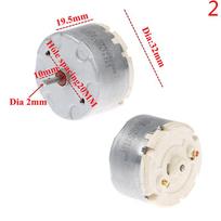 RC500 variklis DC 6V 9V 12V mikro 32mm apvalus velenas variklis robotui-šlavėjui