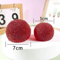 Fruity Slushie Squeeze Ball Sensory Stress Relief Toy Crunchy Crackling Noise Portable Toys Office Relax Balls All Ages Gift