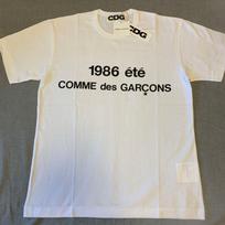 1986 COMME DES GARCONS T-SHIRT WHITE UN Unisex T-Shirt S white