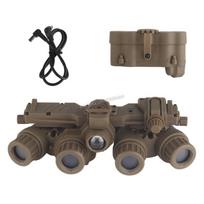 Taktinis šalmas GPNVG 18 Naktinio matymo akiniai NVG DUMMY modelis Šiluminio susiliejimo versija Airsoft šalmo dekoravimo priedai Rekvizitas