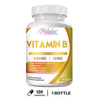 Pslalae - Vitamin B1, B2, B6, B12 & Taurine Complex Supplement - Energy, Nervous System Health 120*1