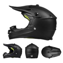 DOT sertifikuotas pilno veido vaikams skirtas visureigio dviračio šalmas Kalnų dviračio važiavimo saugumas XL 55-56cm Head Circumference black