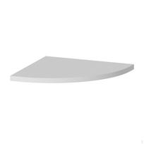 Kampinė tvirtinama lentyna,Apvalus galas Namų baldai,Sieninė vitrina Miegamojo Virtuvės 25cm white