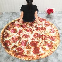 Tortilijos antklodė Flanelinė antklodė Lova Kalėdinės dovanos Vilna Vilna Juokingas pliušinis lovos užvalkalas diameter-100CM white