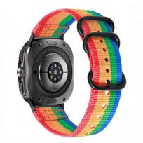 Nailono dirželis Samsung Galaxy Watch 8 44mm 40mm/8 classic 46mm/Ultra 47mm Minkštas patogus pakaitinis apyrankės juostelė Galaxy Watch 8 40mm black