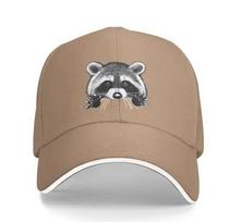 Meškėno beisbolo kepuraitės su smailia kepure, mielos gyvūnų kepuraitės nuo saulės, skirtos unisex gyvūnų mylėtojams Snapback džinsinis „Four Seasons“ laisvalaikis Adjustable&>8Y blue