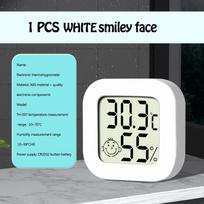 2pc LCD Digital Temperature Baby Room Hygrometer Backlight Home Indoor Electronic Hygrometer Thermometer Detector Easy Install 1 PCS WHITE blue