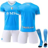 2526 Serie A Nr. 11 De Bruyne marškinėliai 19 Hojlund Napoli namų Lukaku futbolo marškinėliai 16 blue