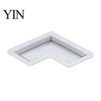 Easy Home Crafting Supplies Garden Stepping Stone Mold, Reusable Concrete Pathway Paver DIY Patio Flooring Mold Cement Pavement Mould for Backyard C gray
