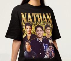 Unisex Nathan Scott Shirt - One Tree Hill Tshirt,James Lafferty Shirt,Ravens 23 Tee 130 beige