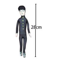 Anime Mob 100 Plush Dolls Look Up Reigen Arataka Figurine Kageyama Shigeo Collection Models Dimple Plush Toys Birthday Gifts 7-28cm gray