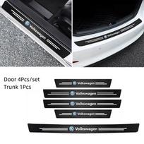 Automobilio durų slenksčio apsauginė lipdukas slenkstis neslystanti pagalvėlė kilimėlis VW GTI Rline Polo Golf 6 7 Passat CC Tiguan Arteon T-ROC Scirocco