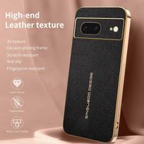 For Google Pixel 8 8A 8 Pro 7 7A premium electroplated lychee-textured phone case that’s shockproof and fingerprint-resistant For Pixel 8A juoda