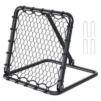 VEVOR Soccer Rebounder Rebound Net, Kick-Back 34 x34 , Portable Football Training Gifts, Fully Adjustable Angles Goal Net