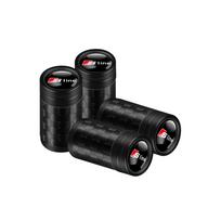 4 vnt. Automobilio stiliaus Anglies pluošto Ratų Padangų Vožtuvų Dangteliai Kotelio Dėklas 4UGEX Sline A1 A3 A4 A5 A6 A7 A8 B8 B9 B6 C6 Q2 Q3 Q5 Q7 TT RS
