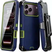 Armor Hybrid 3 in 1 Ott Defender Case for IPhone 18 Pro Max 17 16 15 14 Plus 13 12 Air 17e TPU + PC Shockproof Cover with Clip iPhone 15 Pro Max