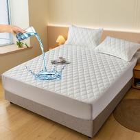 Neperšlampamas prigludęs paklodė šlapimo nelaikantiems čiužinio apsauga - Pasaulinis leidimas Pillowcase Pair white