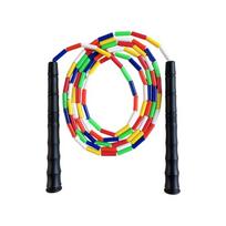 Childs Safe Skipping Rope Colorful Rotating Beads Regulable Handle Rope for School Home Exercises