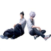 10cm Anime Figure Noodle Stopper Satoru Gojo Action Model Geto Suguru Figur PVC Xmas Kid Gifts Adult Collection Model Doll Toys gray