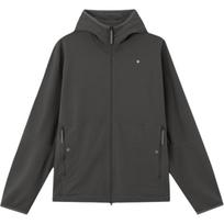 Stone Island Ss26 Stretch Cotton Fleece S.I. Stellina Star Embroidery Hooded Zip Long Sleeve Sweatshirt Men sweatshirt L1S156100069S00G5-V0065 M black