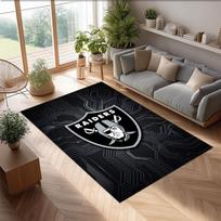 Las Vegas Raiders Crystal Velvet Carpet Soft Anti?Slip Floor Mat Comfortable Home Living Room Bedroom Decor Rug 80cmx160cm