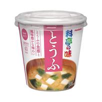 Marukome Cup Ryotei no Aji Tofu Instant Miso Soup 1 Serving 6 Packs white