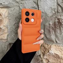 For POCO X7 X6 X5 M6 F6 F5 Pro Plus X5 C75 C65 C55 C51 C61 Fashion Down Jacket Soft Silicone The Puffer Shockproof Back Cover POCO C61 4G orange