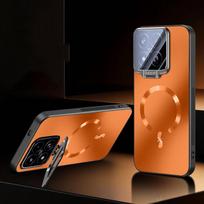 For Xiaomi 17 Pro 17 Pro Max 17 Ultra full-coverage lens tempered glass screen protector with magnetic anti-fingerprint phone ca For Xiaomi 17 Pro oranžinė