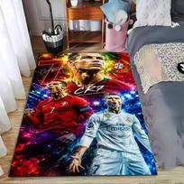 Futbolo žvaigždės CR7 kilimas Neslystantis kilimas, tinkamas svetainės ir miegamojo sofoms 60x90cm( 23x35in )