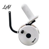 Knitting Yarn Holder Winder with Table Clamp Hand-Cranked Ball Holder Manual DIY Crochet Accessories Wool Spinner Maker for and Crocheting Beginners white