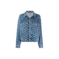 Alexander Wang Game Logo Jacket Women's 4DC1202645-460 S gray