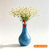 Colorful Dot Giraffe Chicken Vases Resin Art Rooster Sculpture Decors For Home Desktop Display Florals Arrangement B1 beige