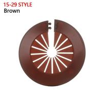 Pipe Decorative Angle Valve Hollow Occlusion Decoration Radiator Pipe Covers Pipe Decorative Cover Brown-15-29 Style