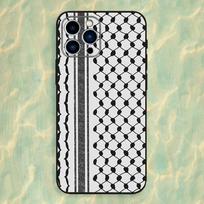 P-Palestines Hattah Keffiyeh Phone Case For iPhone 16,15,14,13,12,11 Plus,Pro Max,XS,X,XR,SE,Mini,8,7,Soft Silicone Black Cover iPhone11PRO