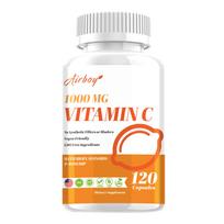 Airboy Vitamin C 1000mg with Bioflavonoids & Rosehip 120 Capsules — Immune Support, Antioxidant Support, Daily Wellness 120*2