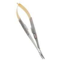 Castroviejo adatlaikiklis su fiksatoriumi Nerūdijančio plieno Ortodontinis Implantas Dantų Chirurginės žnyplės 5,5 colio Lenktos gray