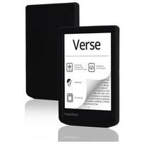 Plonas minkšto silikono galinis dėklas-funda, skirtas PocketBook Verse Pro, spalvotas dėklas PB634 PB629 6 colių elektroninei knygai, smūgiams atsparus apsauginis apvalkalas PocketBook Verse juoda