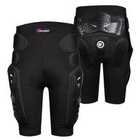 Motorcycle Armor Pants Anti Fall And Anti-collision Off-road Riding Pants Men And Women Outdoor Sports Protective Armor Shorts M black