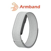 Reguliuojamas Viršutinės Rankos, Bicepsų ir Riešo Dirželis, skirtas Garmin CIRQA Premium, Individualus Nailoninis Kilpos Minkštas Pakeičiamas Išmanusis Sportinis Dirželis Garmin CIRQA white