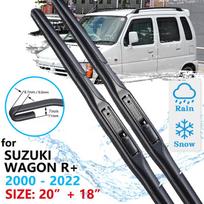 Automobilio priekinio valytuvo gumelė Suzuki Wagon R+ Solio 2000~2022 Priekinio stiklo langų valytuvų priedai MA27S RHD gray