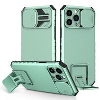 Armor Shockproof Case For iPhone 17 16 15 14 13 12 11 Pro Max Plus Pull Slide Camera Protection Magnetic Live Stand Phone Cover For iPhone 17Pro Max white